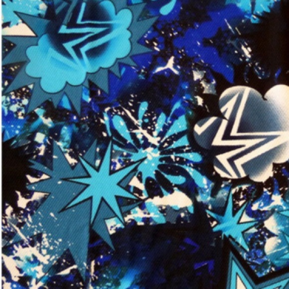 Vuthy Sim Blue Starburst Men’s Bikini Swim Brief Sz XXL - Picture 4 of 5